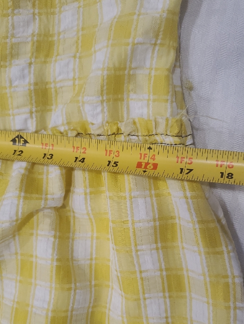 Free People Yellow Gingham Tiered V-Neck Maxi Dress - Picture 13 of 14